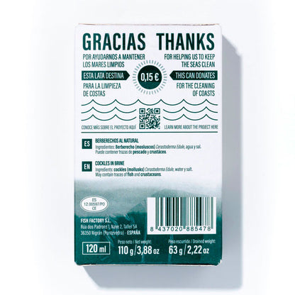 Berberechos al natural 50/60p